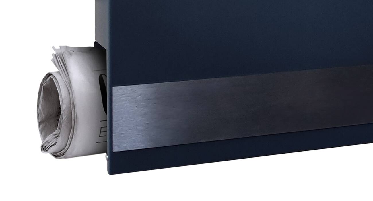 Metzler Briefkasten Stencil Integriertes Zeitungsfach