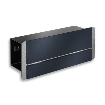 Metzler Zeitungsfach Anthrazit Edelstahl V2A | 01