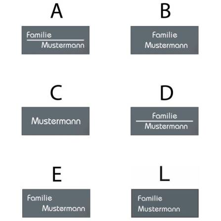 Metzler Türklingel LED Anthrazit 3D-Namensschild | Otto