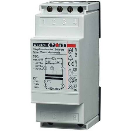 Grothe Transformator GT 50810 Klingeltrafo...