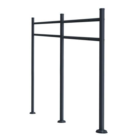 Ständer Standfuß 2-fach Anthrazit für Briefkasten Briefkastenständer | Erpo