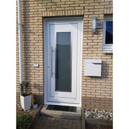 Metzler Türklingel Edelstahl Weiß Klingeltaster LED | Heidi