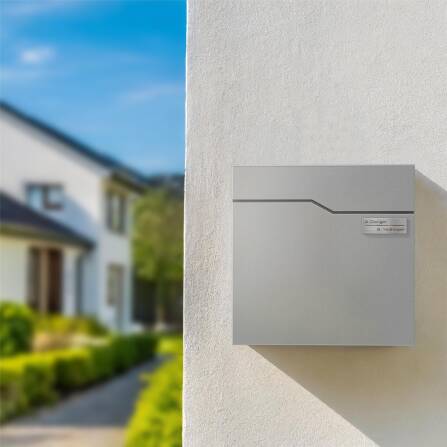 Targa di nome in acciaio inossidabile con incisione laser