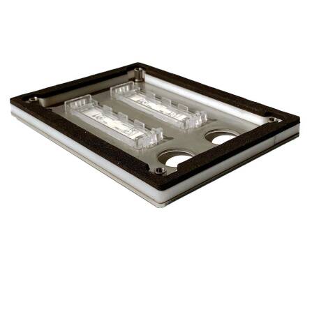 Metzler Türklingel Aufputz Edelstahl austauschbare Namensschilder | Serie Otis