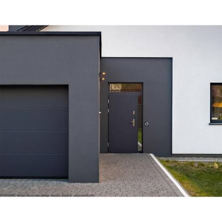 Sonnette quadratique Metzler Anthracite Gravure | Ares