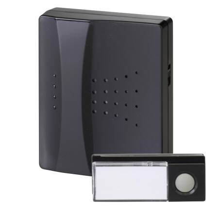 Funkgong-Set HX Piano 150 m, glaenzend schwarz, LED