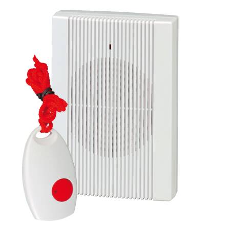 Funkgong-Set HX Guardian 150 m, reinweiss, Notfallsender