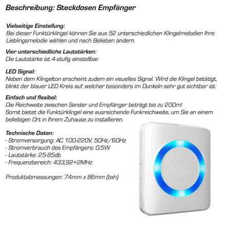 Metzler Funkklingel für Zweifamilienhaus - Gravur | RAL 7016 Anthrazitgrau | Vitus M2