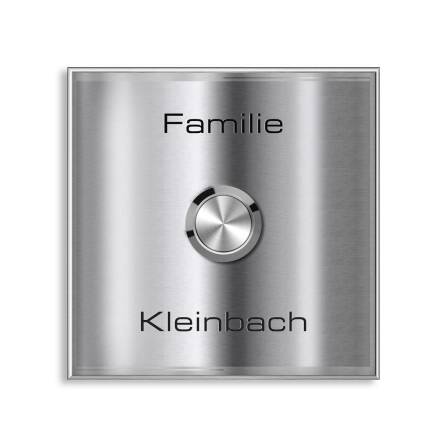 Funkklingel Aufputz Edelstahl quadratisch |...