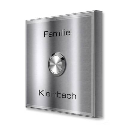 Funkklingel Aufputz Edelstahl quadratisch |...