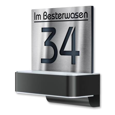 LED-Hausnummernschild von Steinel | L820 | Anthrazit und...