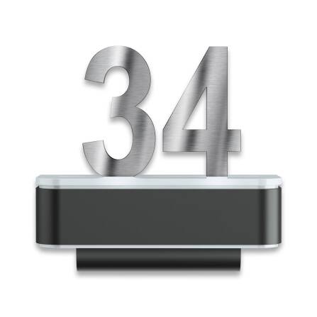 LED-Hausnummernschild von Steinel | L820 | Anthrazit und...