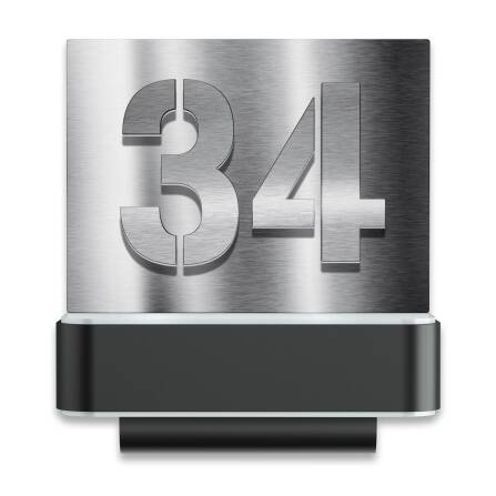 LED-Hausnummernschild von Steinel | L820 | Anthrazit und...
