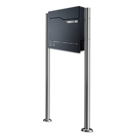 Metzler Standbriefkasten Anthrazit austauschbares...