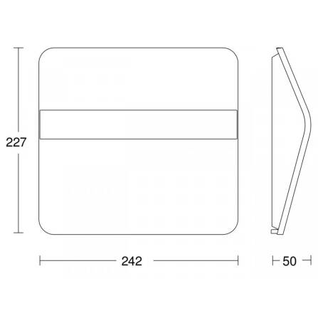 Lampada solare | XSolar LH-N | Acciaio inossidabile | Sensore crepuscolare