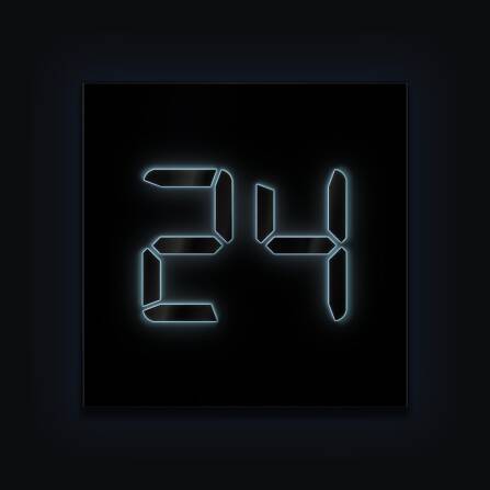 Metzler LED-beleuchtetes Hausnummernschild mit digitalen...