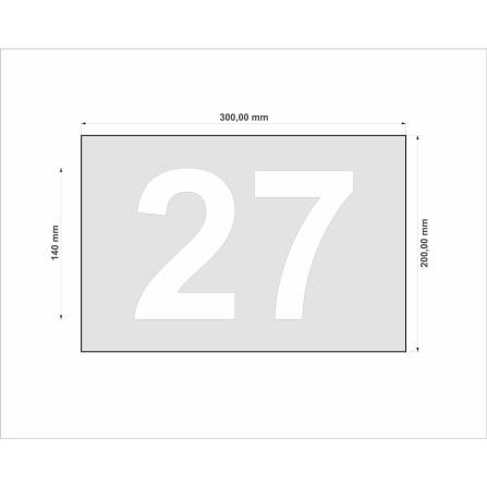 Hausnummernschild mit 3D-Ziffern aus Edelstahl in Anthrazit RAL 7016