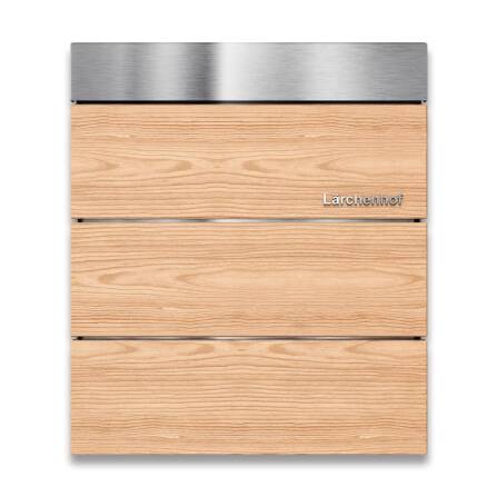 Metzler Briefkasten Edelstahl Echtholz Lärche | Masiva