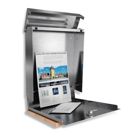 Metzler Cassetta delle lettere in acciaio inox legno massiccio larice | Masiva