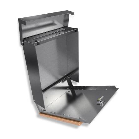 Metzler Cassetta delle lettere in acciaio inox legno massiccio larice | Masiva