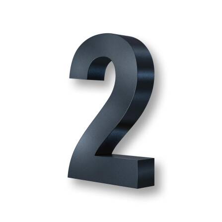 Metzler 3D-Hausnummer | Edelstahl | Anthrazitgrau |...