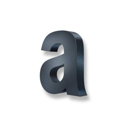 Metzler 3D-Hausnummer | Edelstahl | Anthrazitgrau |...