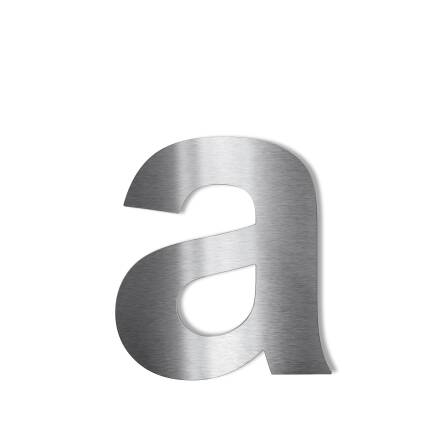 Metzler Hausnummer | Edelstahl gebürstet | Arial |...