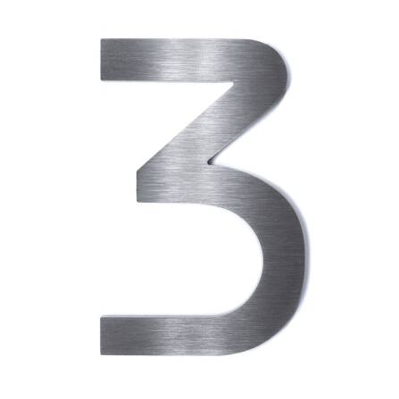 Metzler Hausnummer | Edelstahl gebürstet | Bauhaus |...