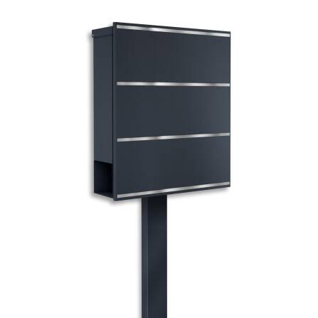 Metzler Standbriefkasten freistehend | Anthrazit RAL7016...