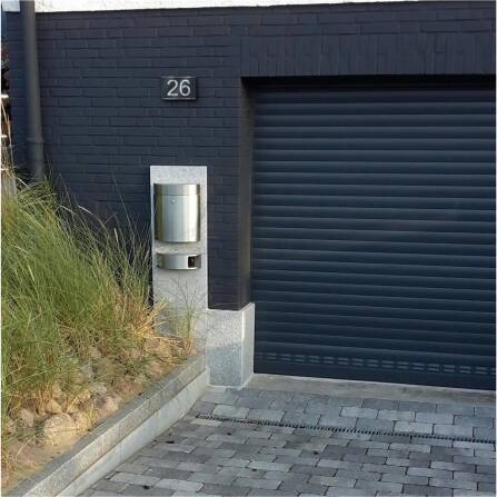 Plaque de numéro de maison en acier inoxydable