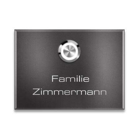 Metzler Funkklingel kabellos Edelstahl V2A | Aufputz...