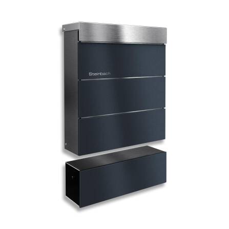 Metzler Standbriefkasten Anthrazit Gravur optional | Masiva