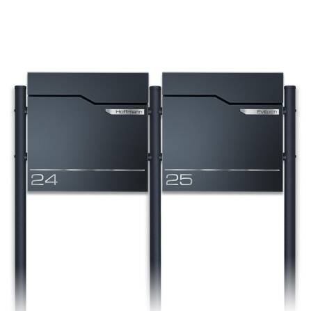 Metzler Standbriefkasten Mehrfamilienhaus austauschbares...