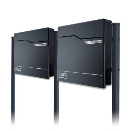 Metzler Standbriefkasten Mehrfamilienhaus austauschbares...