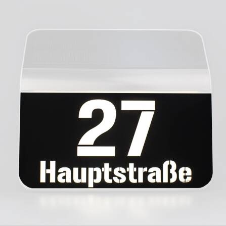 Ersatzplatte für Hausnummer LH-N-X