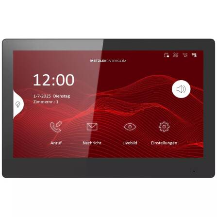 Metzler Intercom Innenstation Ultra, 10 Zoll Touchscreen,...