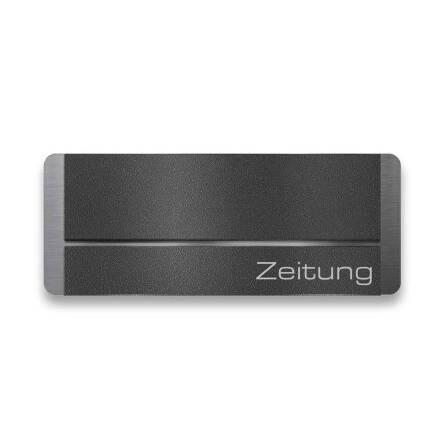 Metzler Zeitungsfach Eisenglimmer Edelstahl V2A | 01