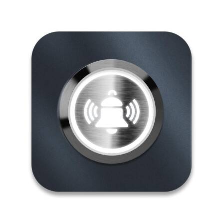 Metzler quadratische Türklingel Anthrazit...