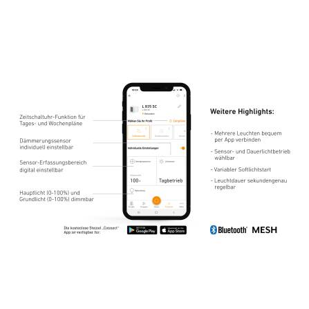 LED Außenleuchte | L 835 SC | Anthrazit | Sensor & Bluetooth