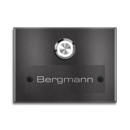 Metzler Funkklingel Eisenglimmer Aufputz Gravur optional...