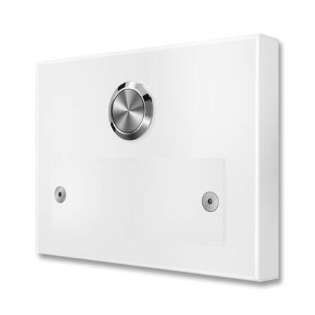 Metzler Funkklingel Weiß Aufputz Gravur optional | Kasa