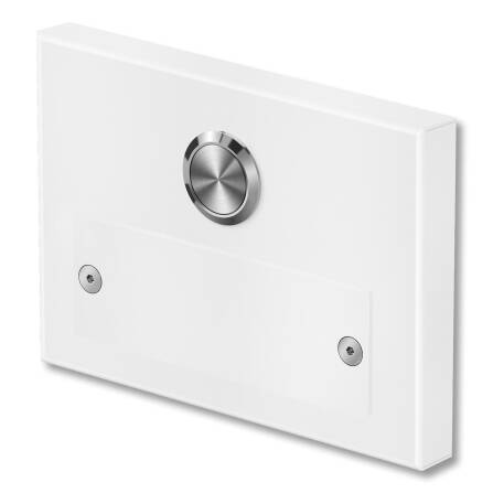 Metzler Funkklingel Weiß Aufputz Gravur optional | Kasa