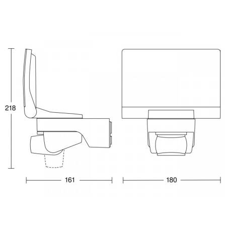 LED-Strahler | XLED home 2 S | Silber | Sensor