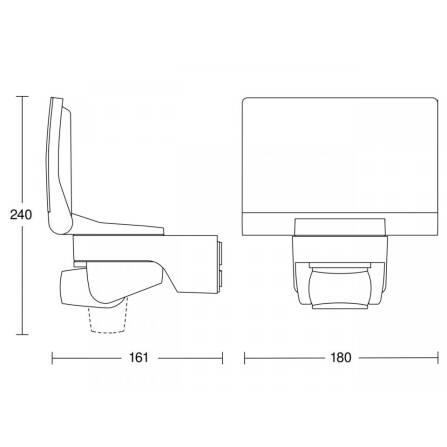 LED-Strahler | XLED home 2 XL S | Weiß | Sensor
