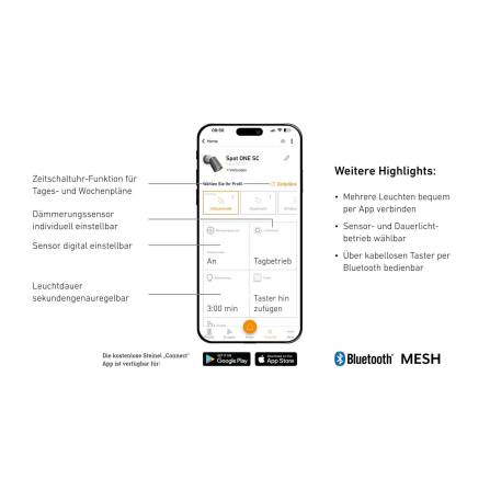 LED-Strahler | Spot ONE SC | Anthrazit | Sensor & Bluetooth