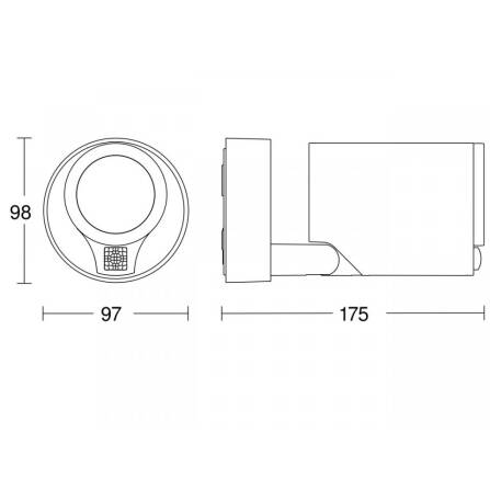 LED-Strahler | Spot ONE SC | Anthrazit | Sensor & Bluetooth