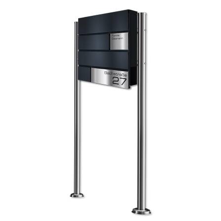 Metzler Standbriefkasten | Anthrazitgrau RAL7016 | Modell G