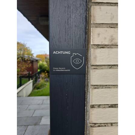 Hinweisschild - Achtung Dieser Bereich ist...