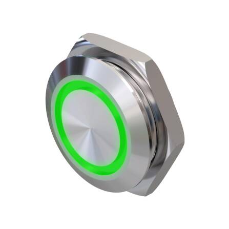 Metzler - Drucktaster 19mm - LED Ringbeleuchtung...