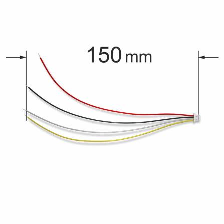 Metzler - Bouton poussoir momentané 19mm - Illumination annulaire LED Jaune - IP67 IK10 - Acier inoxydable - Plat - Connexion par câble